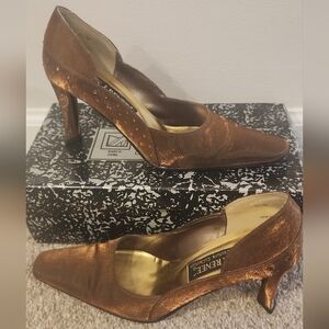J.Renee Shimmering Copper Heels